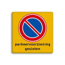 Aluminium informatiebord met een dubbel omgezette rand