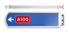 Lichtwegwijzer (LWW) - 230V AC LED - 7m kabel