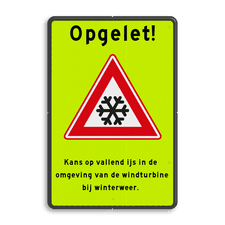 Aluminium informatiebord met dubbel omgezette rand