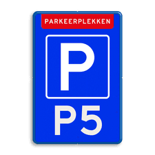 Aluminium informatiebord met dubbel omgezette rand