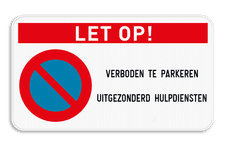 Aluminium bord, omgeplooide rand met gelaste profielen