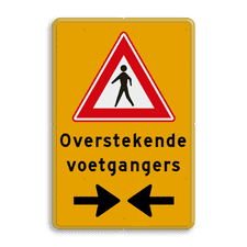 Aluminium informatiebord met dubbel omgezette rand