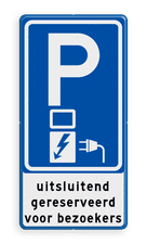 Aluminium informatiebord met een dubbel omgezette rand