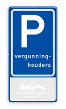 Aluminium informatiebord met een dubbel omgezette rand