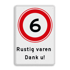 Aluminium informatiebord met dubbel omgezette rand