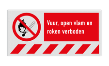 Veiligheidsbord vlak Alupanel (2mm)