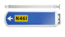 Lichtwegwijzer (LWW) - 230V AC LED - 7m kabel