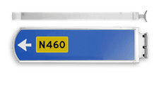 Lichtwegwijzer (LWW) - 230V AC LED - 7m kabel