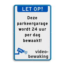 Aluminium informatiebord met dubbel omgezette rand