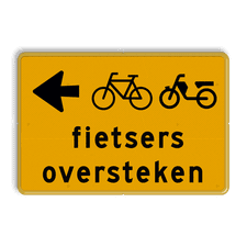 Aluminium omleidingsbord met een dubbel omgezette rand