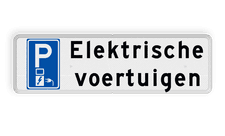 Aluminium informatiebord met een dubbel omgezette rand