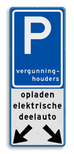 Aluminium informatiebord met een dubbel omgezette rand