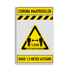 Veiligheidsbord vlak Alupanel (2mm)