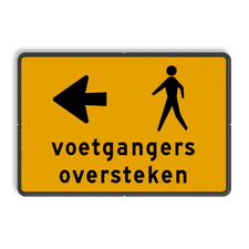 Aluminium omleidingsbord met een dubbel omgezette rand