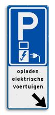 Aluminium informatiebord met een dubbel omgezette rand