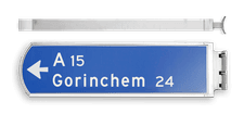 Lichtwegwijzer (LWW) - 230V AC LED - 7m kabel