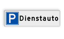 Aluminium informatiebord met een dubbel omgezette rand