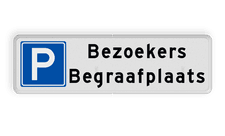 Aluminium informatiebord met een dubbel omgezette rand