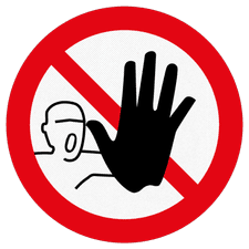 Vloersticker anti-slip voor binnen of buiten