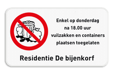 Aluminium bord, omgeplooide rand met gelaste profielen