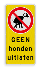 Aluminium informatiebord met een dubbel omgezette rand