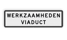 Aluminium scheepvaartbord met een dubbel omgezette rand