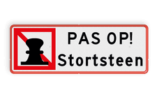 Aluminium scheepvaartbord met een dubbel omgezette rand