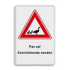Aluminium informatiebord met dubbel omgezette rand