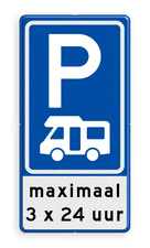 Aluminium informatiebord met een dubbel omgezette rand