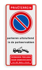 Aluminium informatiebord met een dubbel omgezette rand