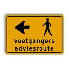 Aluminium omleidingsbord met een dubbel omgezette rand