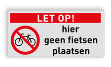 Veiligheidsbord met dubbel omgezette rand