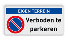 Veiligheidsbord met dubbel omgezette rand