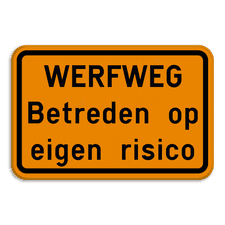 Aluminium bord, omgeplooide rand met gelaste profielen