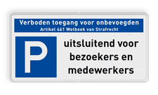 Veiligheidsbord met dubbel omgezette rand