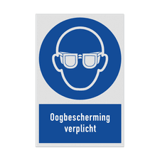 Veiligheidsbord vlak Alupanel (2mm)