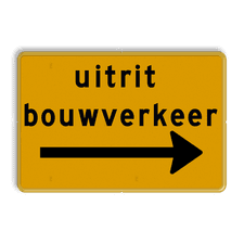 Aluminium omleidingsbord met een dubbel omgezette rand