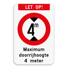 Aluminium bord, omgeplooide rand met gelaste profielen