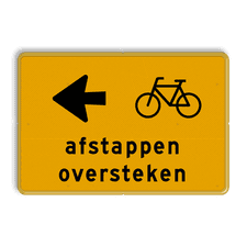 Aluminium omleidingsbord met een dubbel omgezette rand
