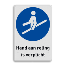 Veiligheidsbord met dubbel omgezette rand