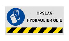 Veiligheidsbord vlak Alupanel (2mm)