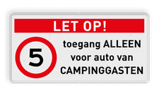 Veiligheidsbord met dubbel omgezette rand