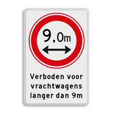 Aluminium informatiebord met een dubbel omgezette rand