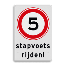 Aluminium informatiebord met dubbel omgezette rand