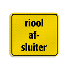 Huisnummerbord Alupanel 119x109mm