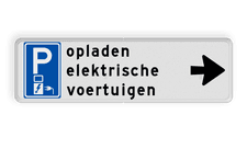 Aluminium informatiebord met een dubbel omgezette rand