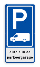 Aluminium informatiebord met een dubbel omgezette rand