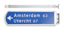 Lichtwegwijzer (LWW) - 230V AC LED - 7m kabel