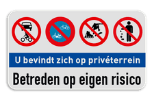 Aluminium bord, omgeplooide rand met gelaste profielen