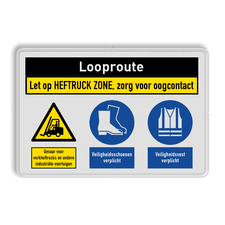 Aluminium bord met dubbel omgezette rand